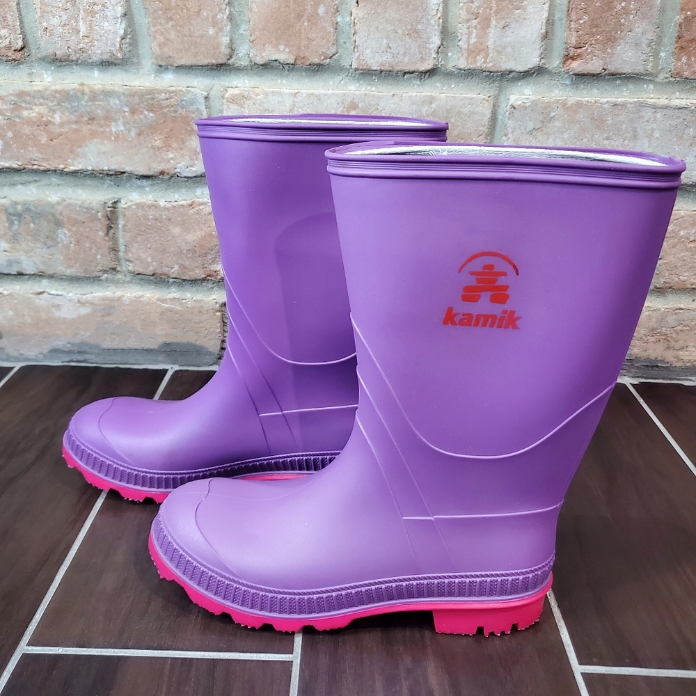 Kamik Stomp Rain Boot Purple S.4